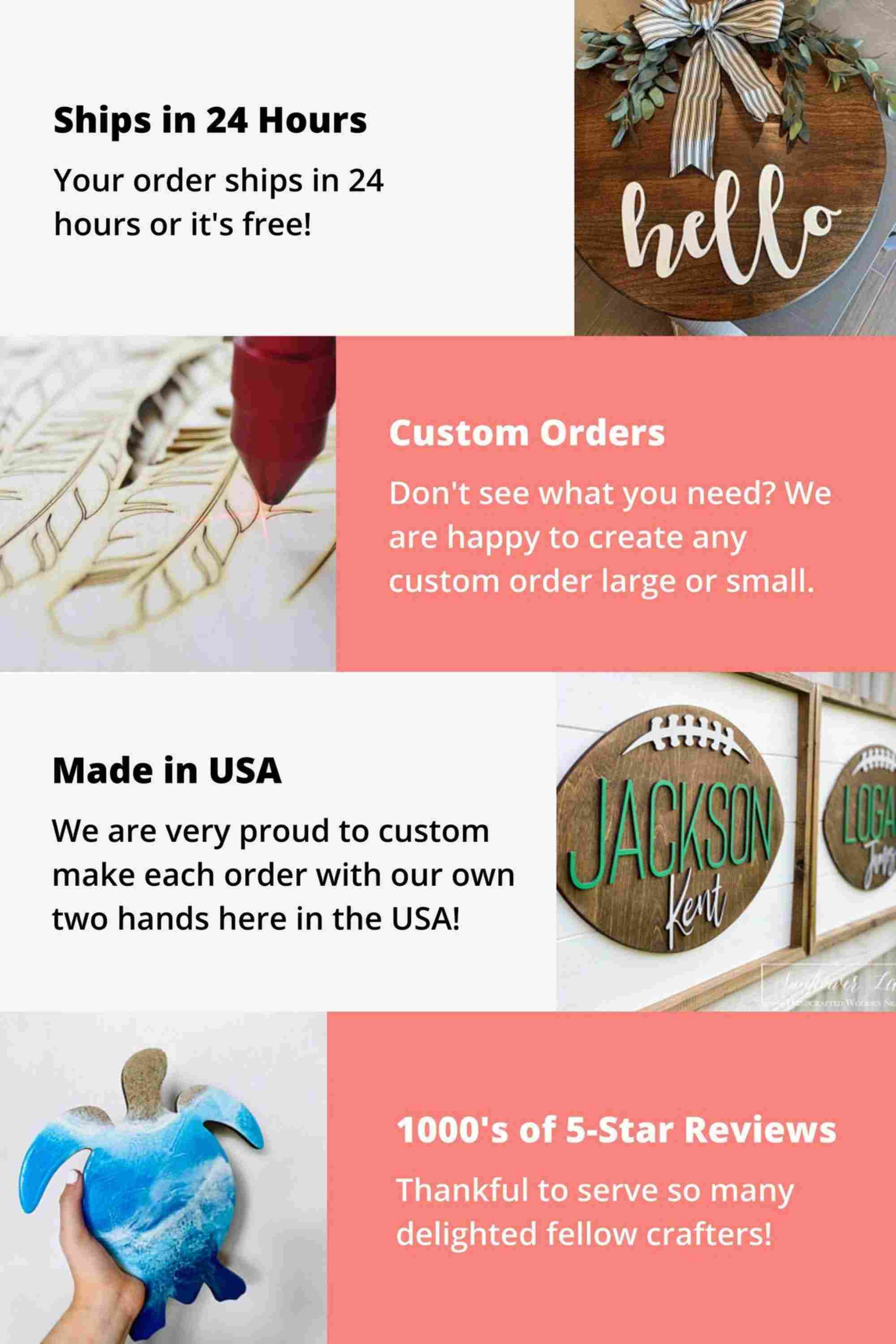 Script Font Custom Name Wood Cutout - Baby Nursery - Decor - DIY - up to 48 Wide"